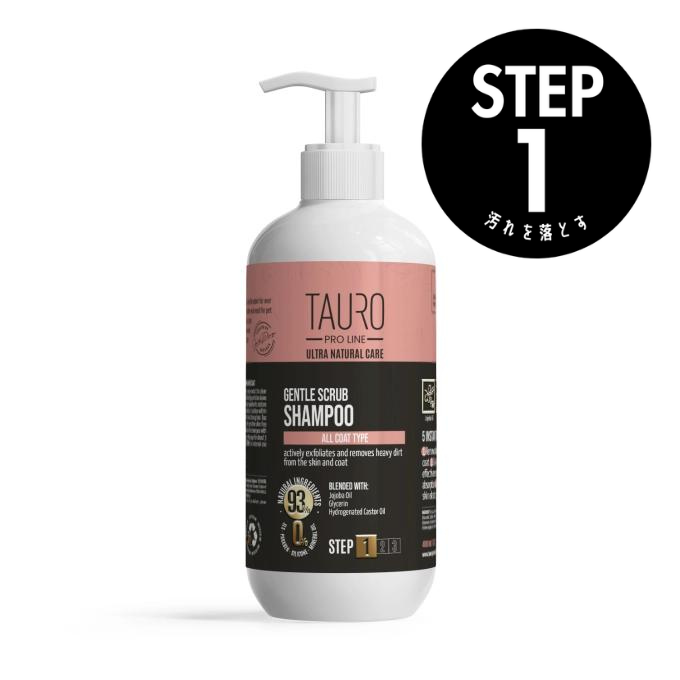 TAURO PRO LINE スクラブシャンプー 400 ml 全犬種用 TAURO PRO LINE スクラブシャンプー 400 ml 全犬種用
