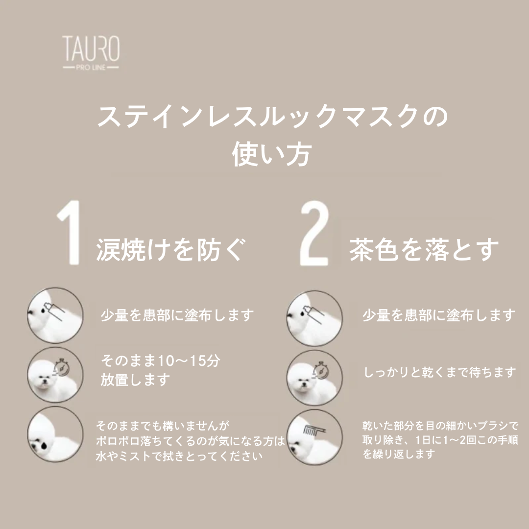 TAURO ステインレスルッククレイマスク3in1 50ml