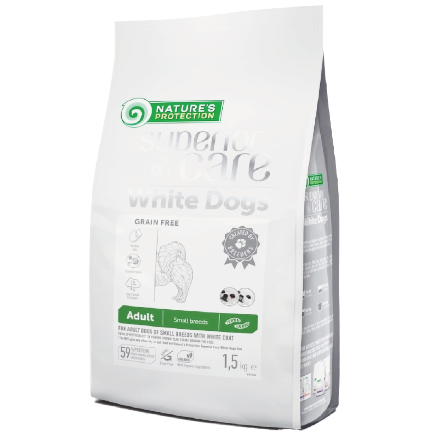 【キャンペーン対象商品】ホワイトドッグ　グレインフリー　インセクト　アダルト 1.5kg 【発送時期：4月15日以降順次発送】※代引き自動キャンセル