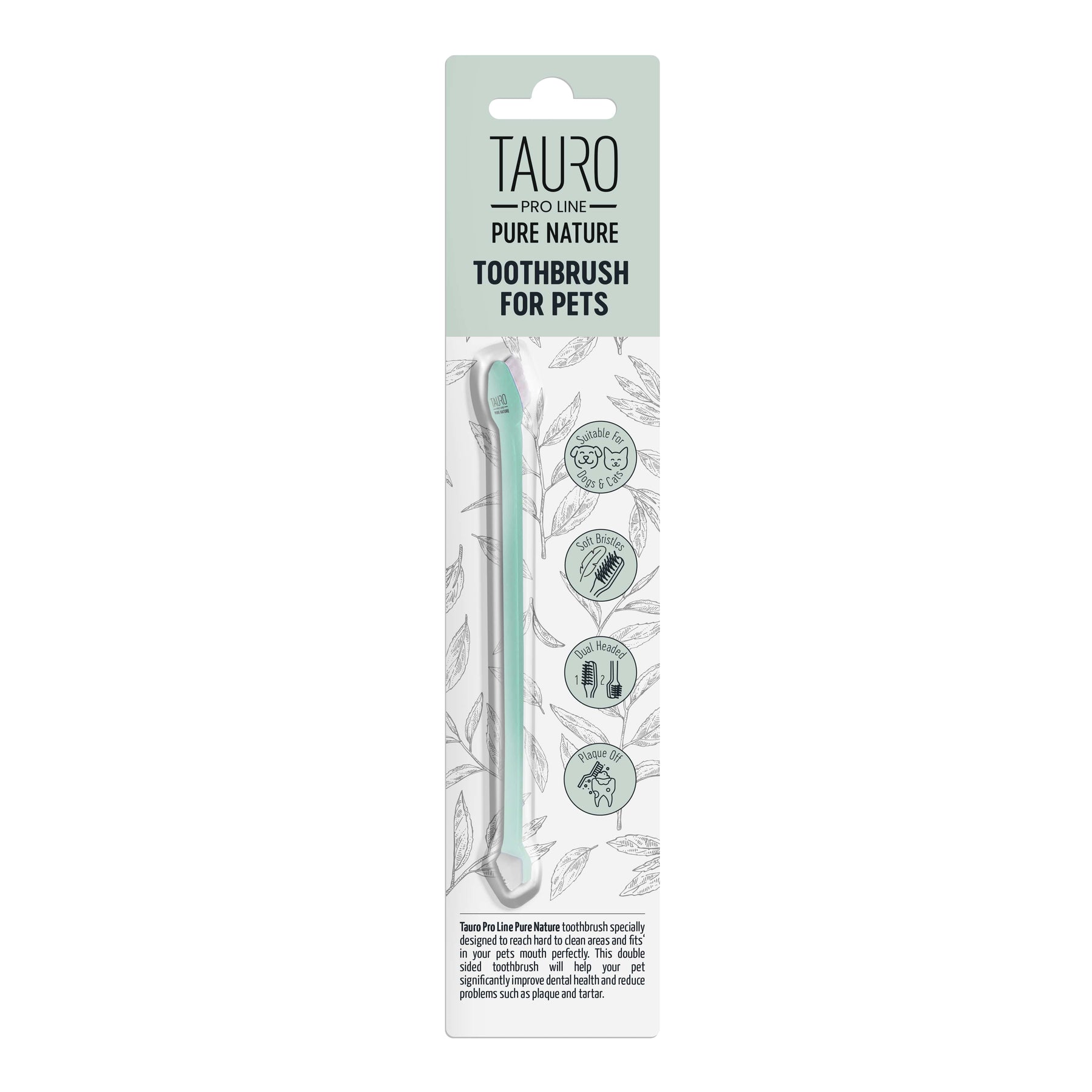 TAURO PRO LINE ペット用歯ブラシ（1本入）