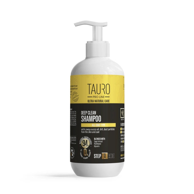 TAURO PRO LINE ディープクリーンシャンプー 400 ml　全犬種用