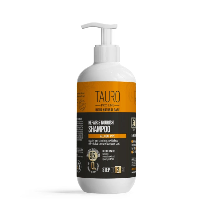 TAURO PRO LINE ダメージケアシャンプー400ml　全犬種用