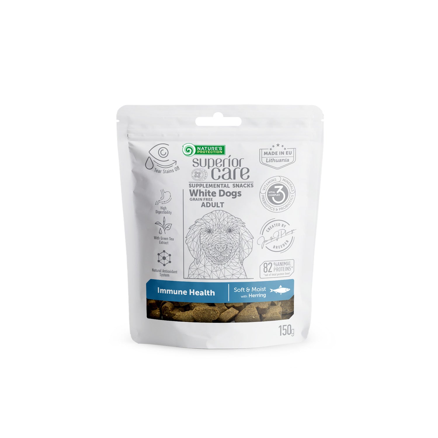 superior care White Dogs ドライフード　2袋 NATURE'S PROTECTION】ネイチャーズプロテクション スーペリア